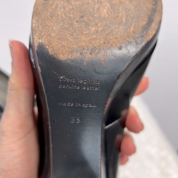 Pura Lopez Patent Leather Platform Pump size 8 EU39 - Picture 9 of 11